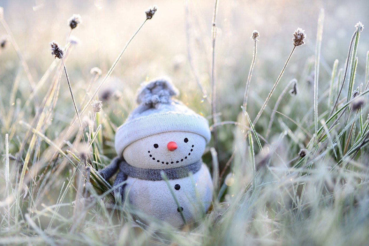 happy snowman