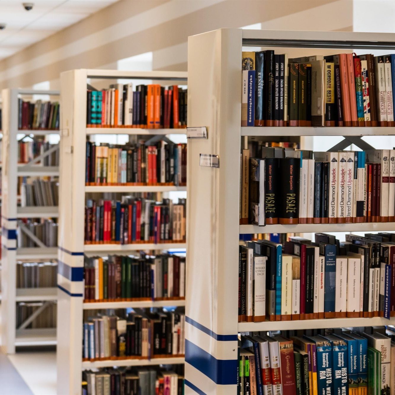 books in the library